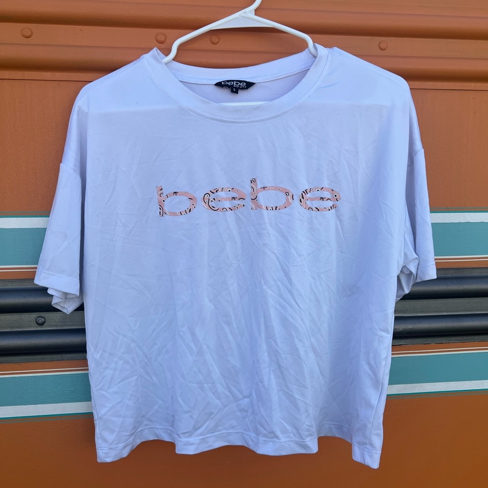 Bebe Sport Bandana Print Top